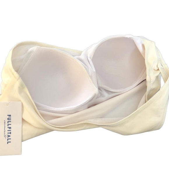 FULLFITALL One Shoulder One Piece Swimsuit Black White Size 14 NWT - Picture 4 of 6